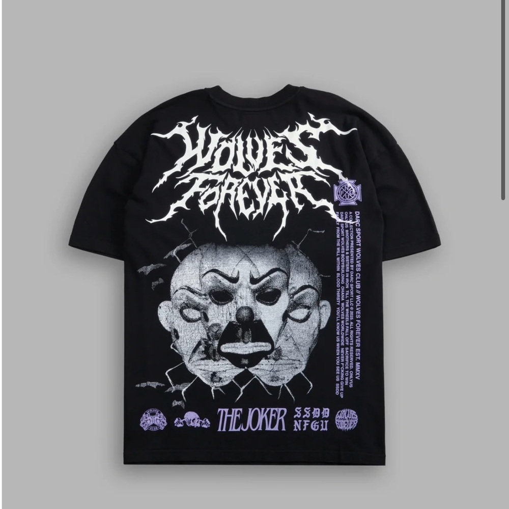 DARC SPORT X BATMAN X THE JOKER HEATH LEDGER“ DARCNESS DESCENDS” SHIRT